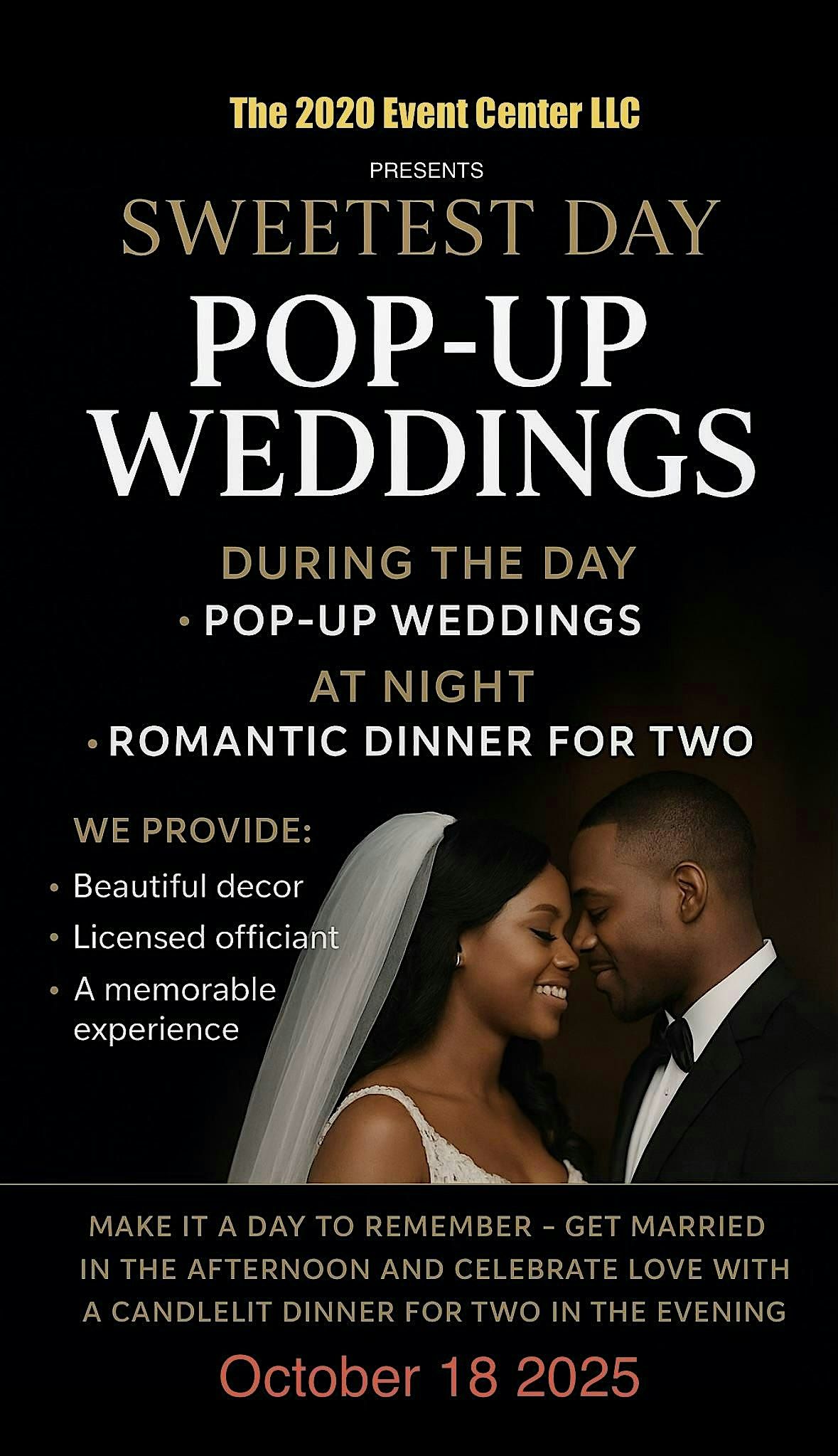 Sweetest Day Intimate Dinner for Two, 18 October | Event in Detroit | AllEvents
