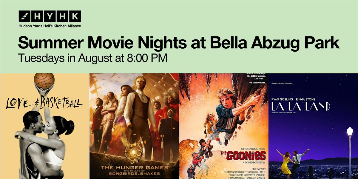 Hunger Games: Ballad of Songbirds and Snakes at Bella Abzug Park, 12 August | Event in New York | AllEvents