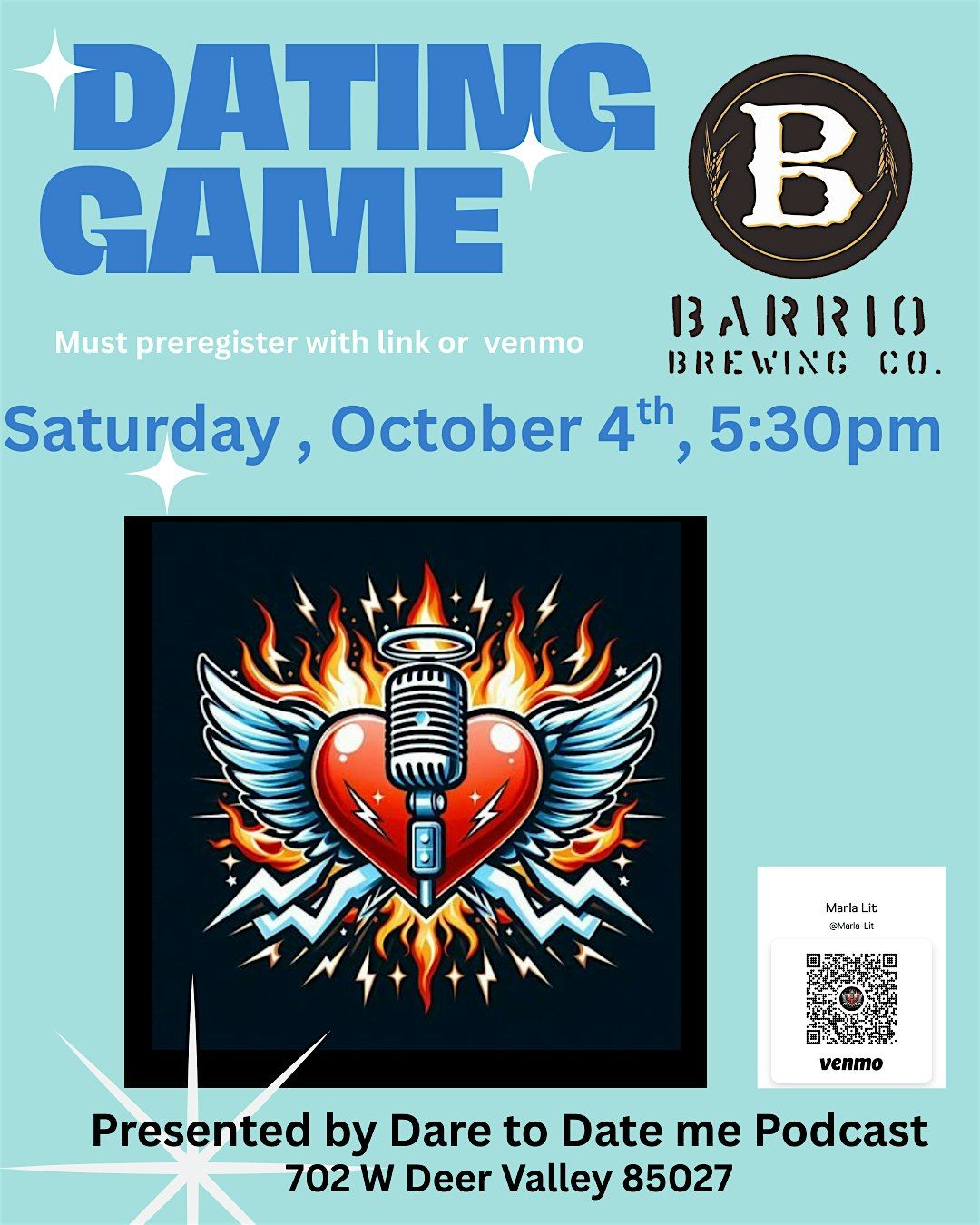 The Dating Game By Dare to Date Me Podcast, 4 October | Event in Phoenix | AllEvents
