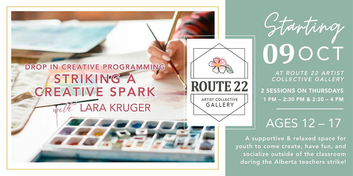 Striking a Creative Spark!, 9 October | Event in Cochrane | AllEvents