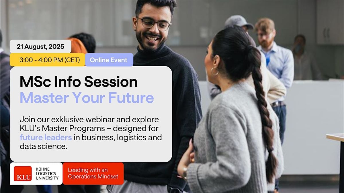 MSc Info Session (Online), 21 August | AllEvents