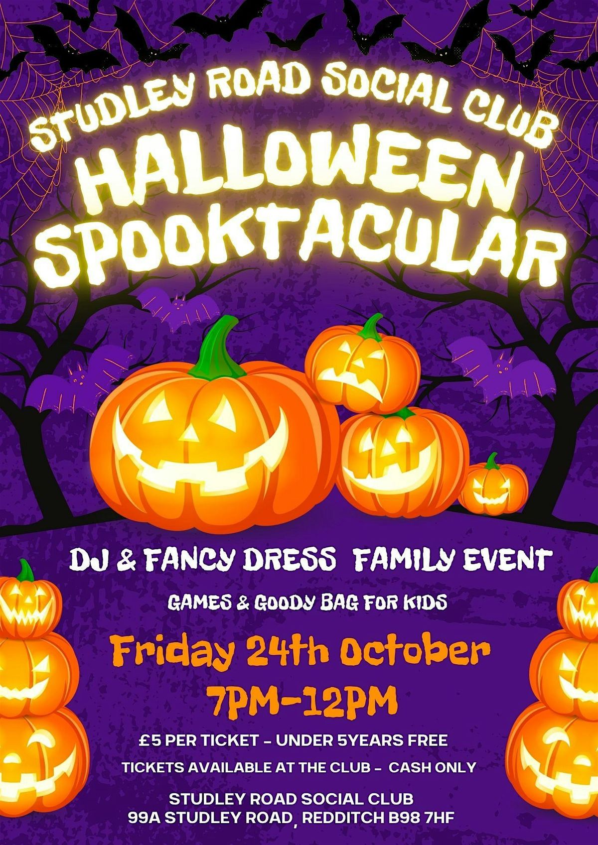 Halloween Spooktacular, 24 October | Event in Redditch | AllEvents
