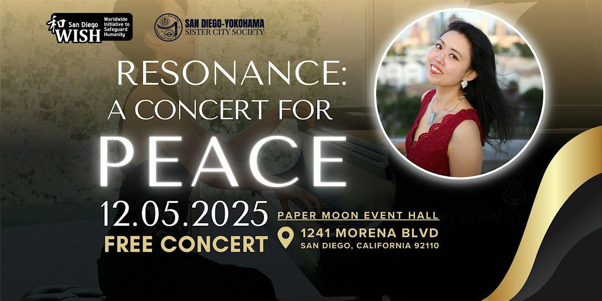 Resonance: A Concert For Peace, 5 December | Event in San Diego | AllEvents