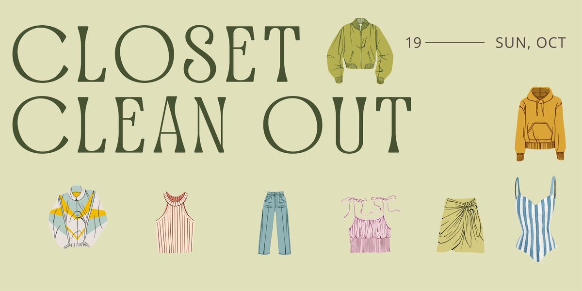 Closet Cleanout at SŌL Studios, 19 October | Event in Duluth | AllEvents
