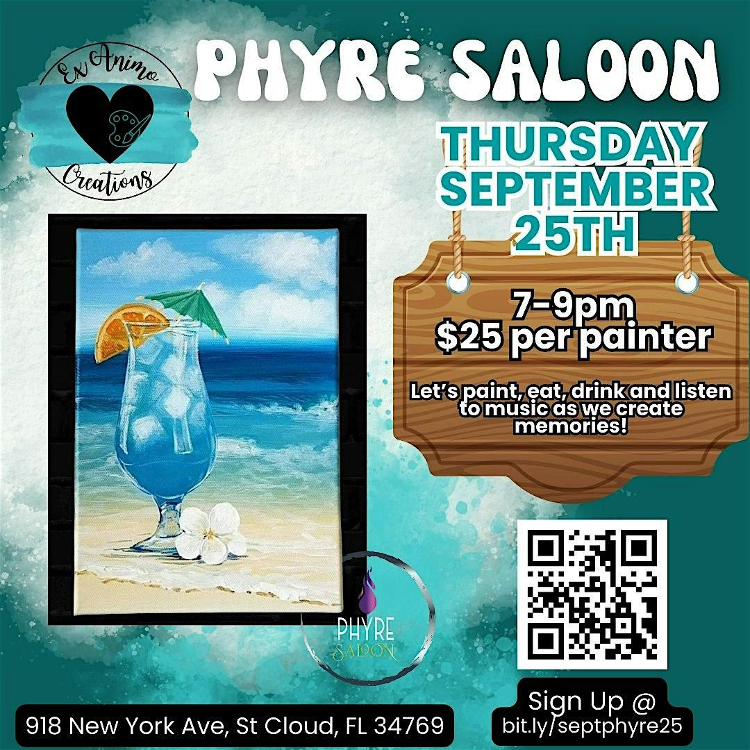 September Phyre Paint Night, 25 September | Event in St. Cloud | AllEvents