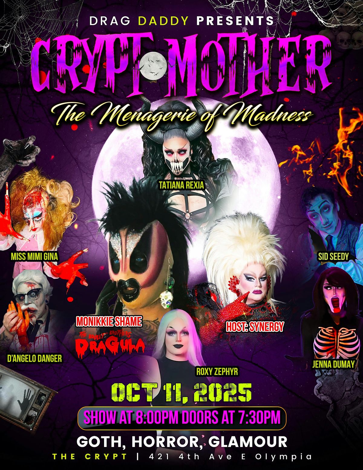 CryptMother:The Menagerie of Madness, 11 October | Event in Olympia | AllEvents