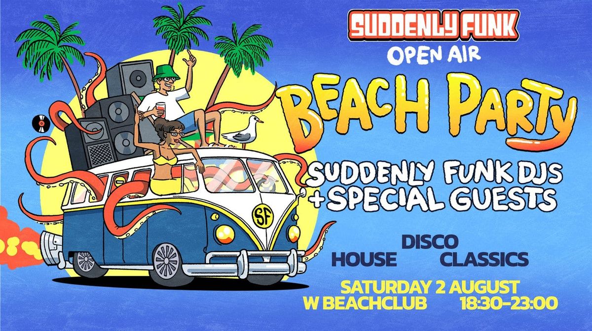 Suddenly Funk Presents Open Air Beach Party 🪩🏖️, 2 August | Event in Bournemouth | AllEvents
