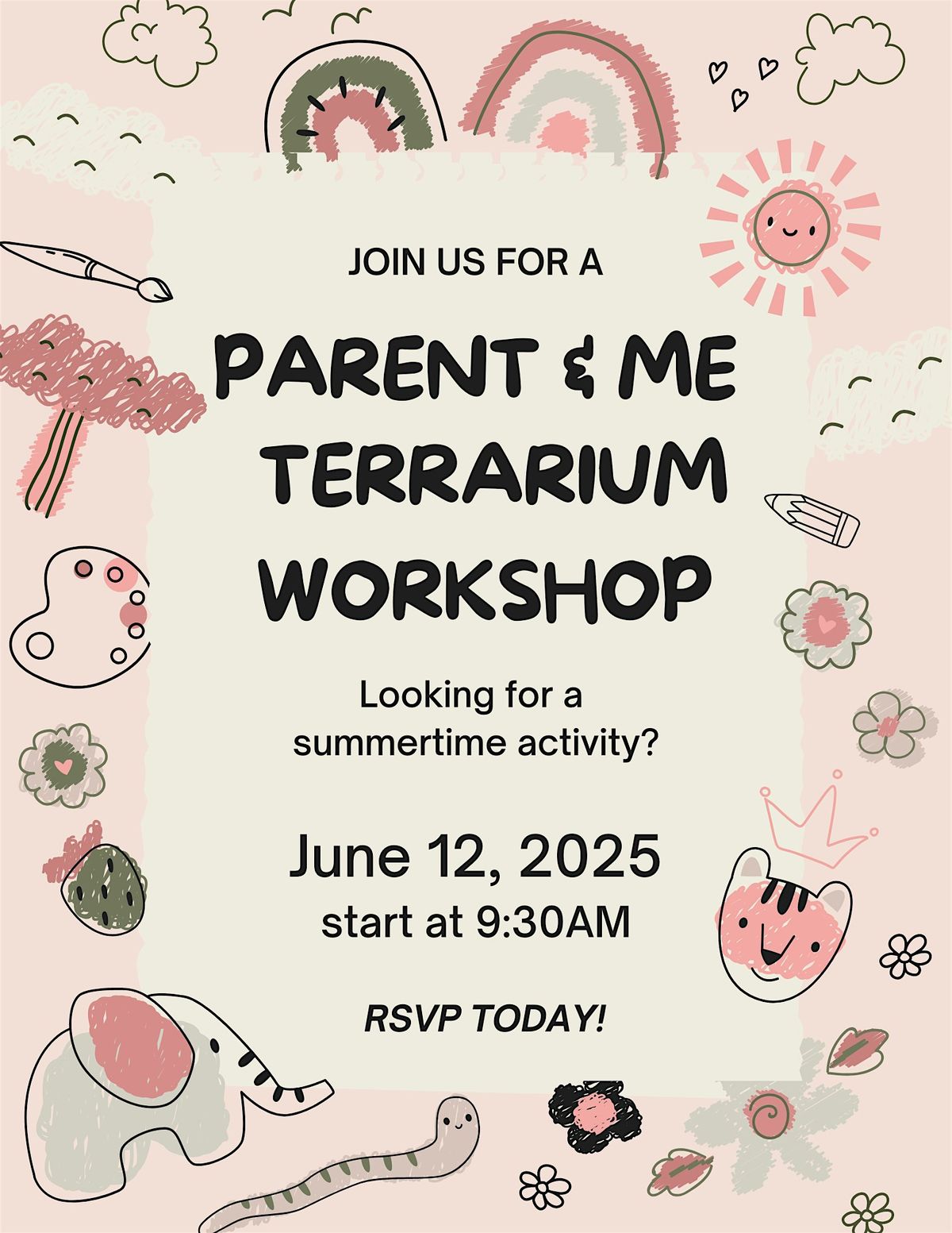 Parent & Me Terrarium Workshop | Event in Pensacola | AllEvents