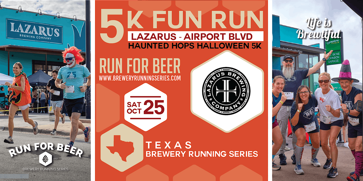 Halloween 5k  x Lazarus Brewing | '25-'26 TX Brewery Running Series, 25 October | Event in Austin | AllEvents