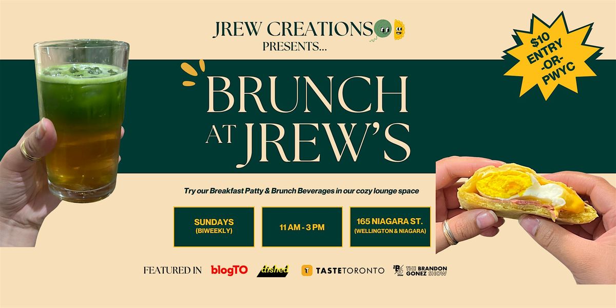 Brunch at Jrew's: Breakfast Jamaican Patties + Brunch Beverages | Event in Toronto | AllEvents