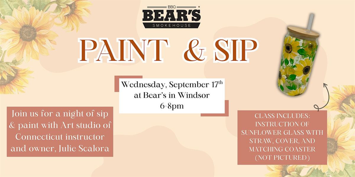 Sip & Paint at Bear's Windsor, 17 September | Event in Windsor | AllEvents