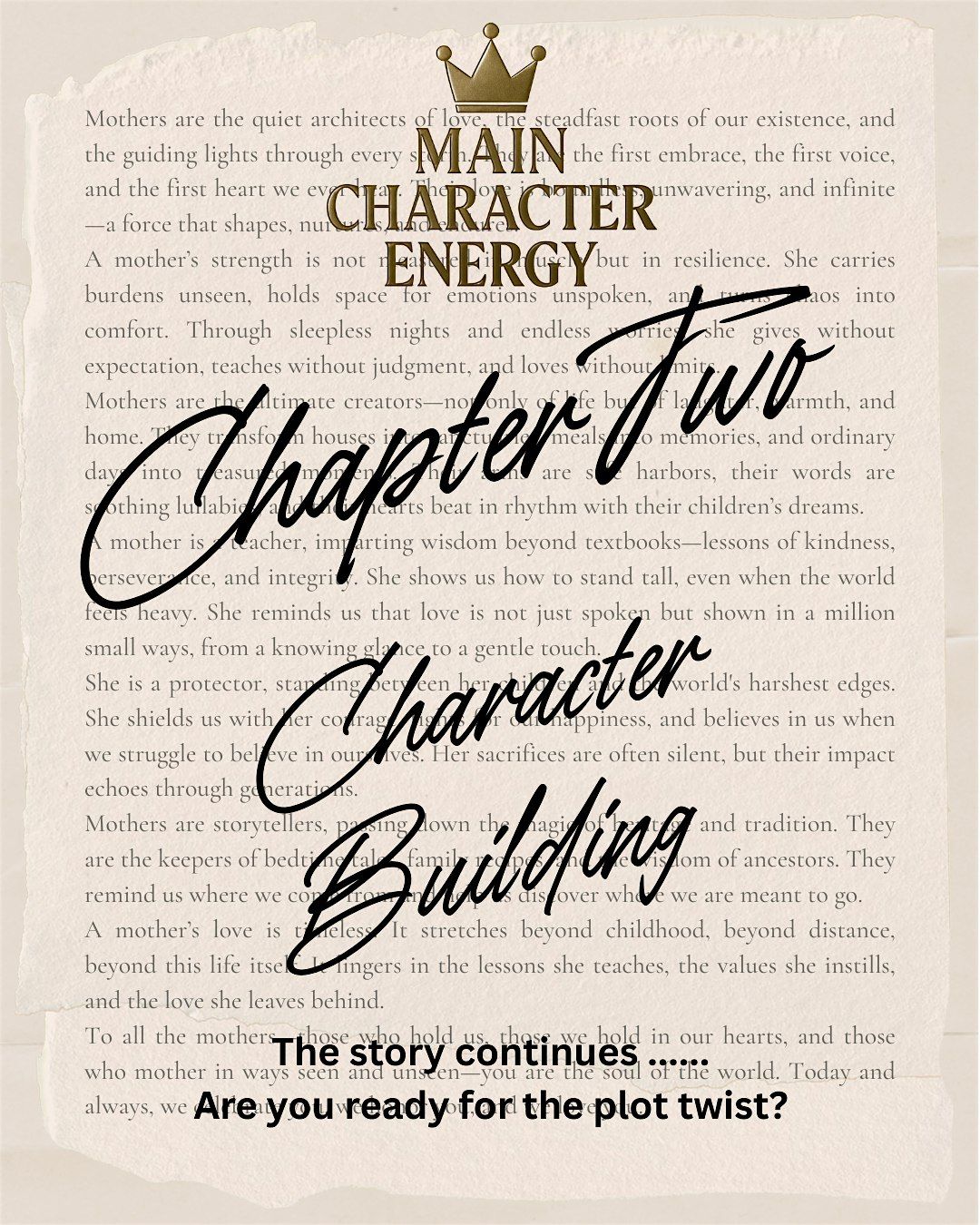 Chapter Two - Character Building ✨, 2 November | Event in Glasgow | AllEvents