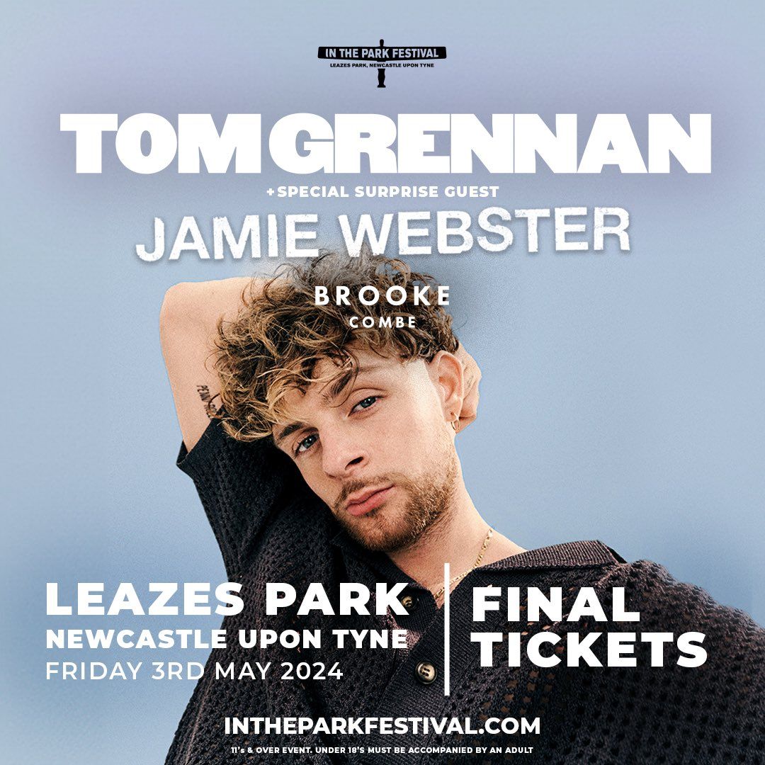Tom Grennan Newcastle Upon Tyne Tickets, 16 September | Event in Newcastle Upon Tyne | AllEvents