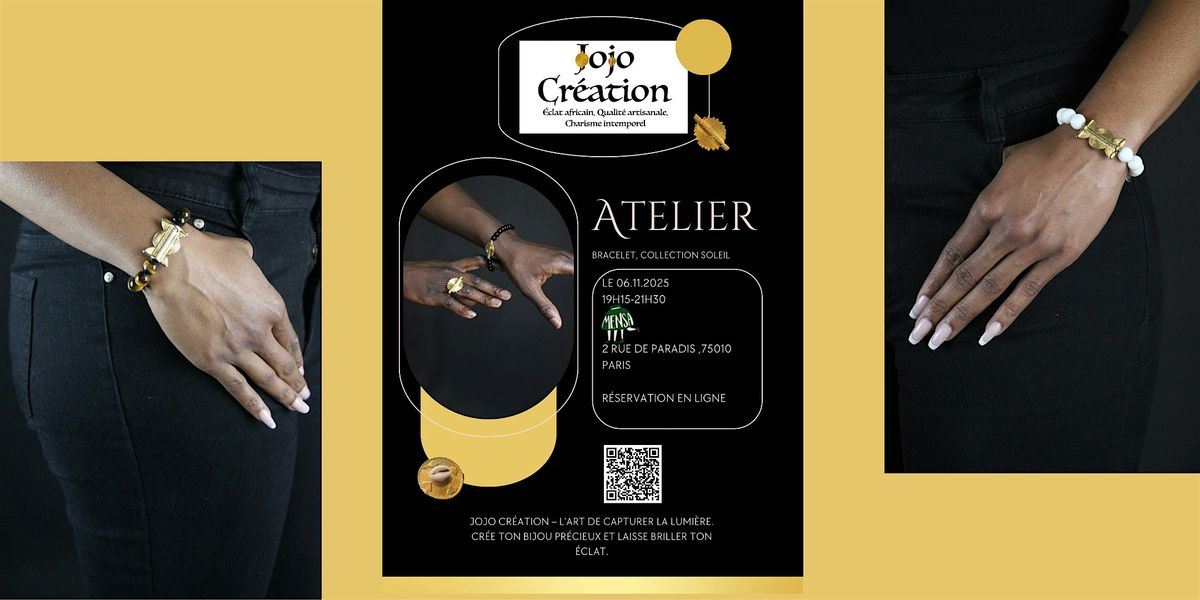 Atelier "Créer & Transmettre avec les Poids Akan" – by Jojo Création, 6 November | AllEvents