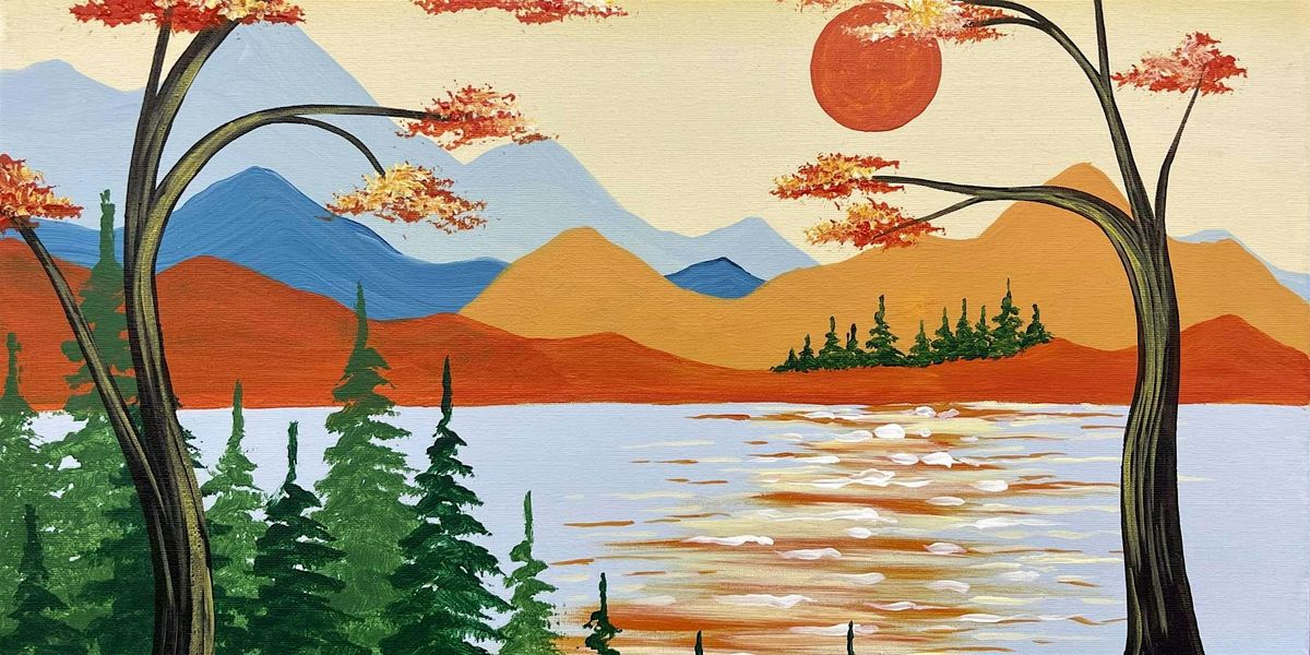 Japanese Autumn  - Paint and Sip by Classpop!™, 31 May | Event in Katy | AllEvents