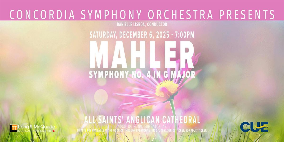 Mahler  Symphony No. 4, 6 December | Event in Edmonton | AllEvents