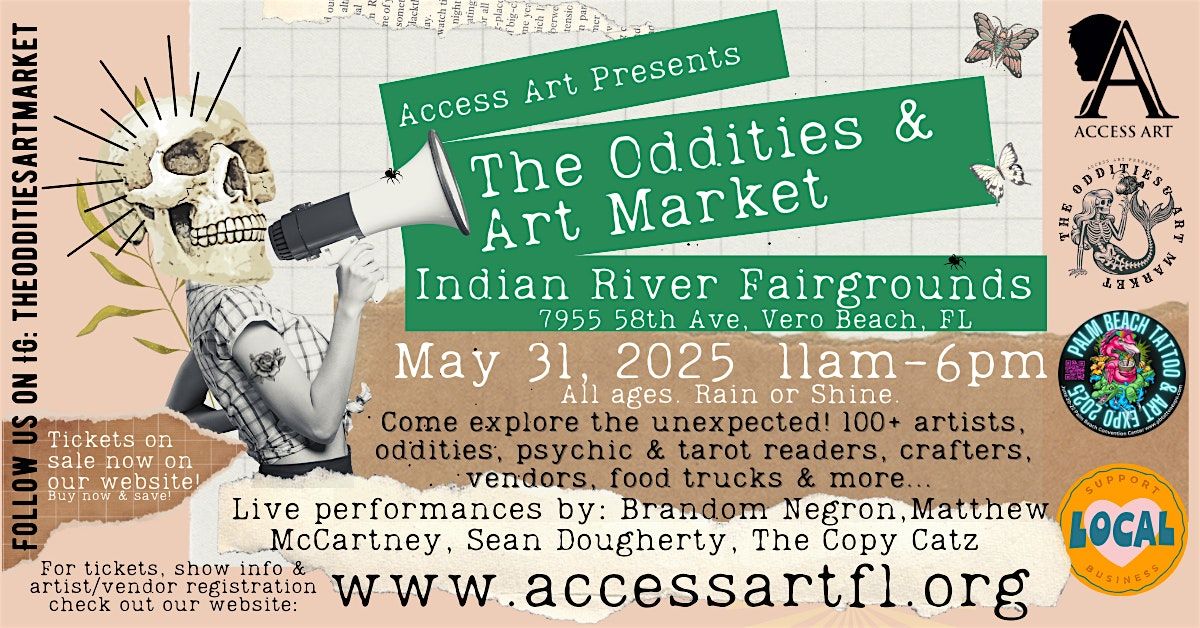 Oddities & Art Market, 31 May | Event in Vero Beach | AllEvents