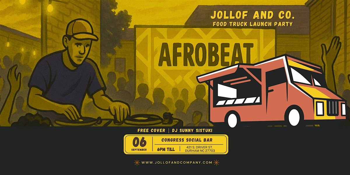 Jollof and Afrobeat - FREE COVER, 6 September | Event in Durham | AllEvents