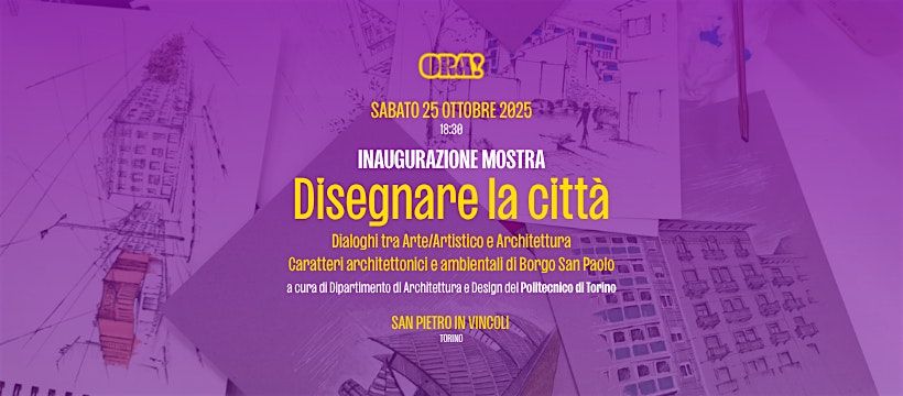 Disegnare la città, 25 October | Event in Cimitero | AllEvents