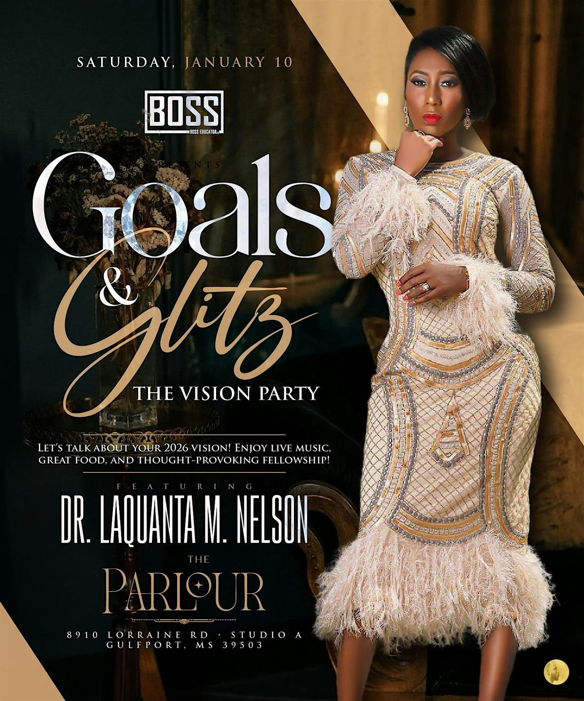 Goals and Glitz: The 2026 Vision Party, 10 January | Event in Gulfport | AllEvents