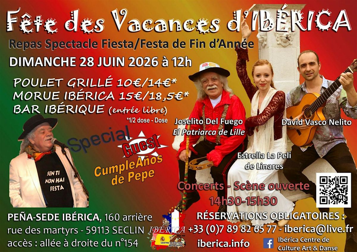 Fête de fin d'année Repas Spectacle Espagnol Flamenco Gypsy, 28 June | Event in Seclin | AllEvents