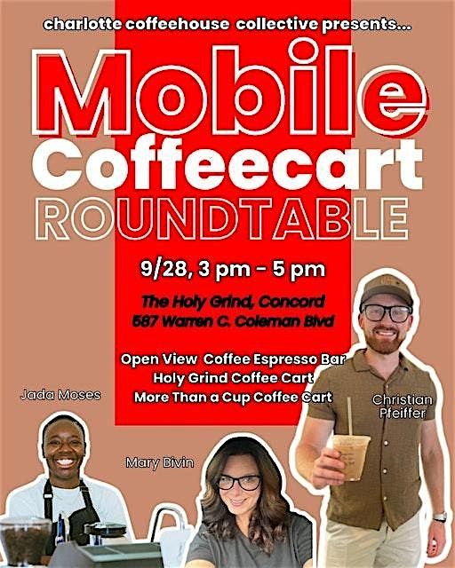 From Cart to Community: A Mobile Coffee Cart Roundtable Chat, 28 September | Event in Concord | AllEvents