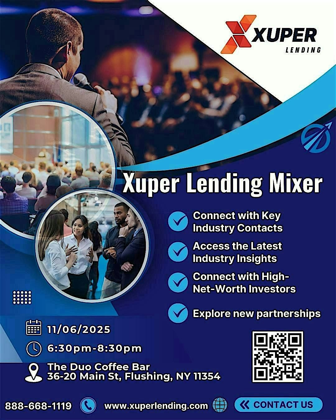 Xuper Lending Mixer, 6 November | Event in Queens | AllEvents