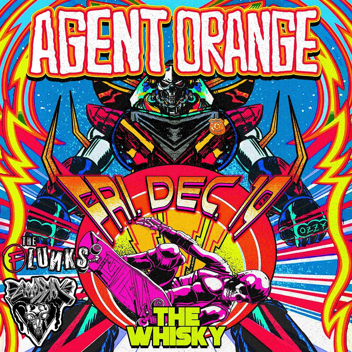 Agent Orange, The Flunks, The Raskins, and Good Day @ the Whisky A Go Go, 19 December | Event in West Hollywood