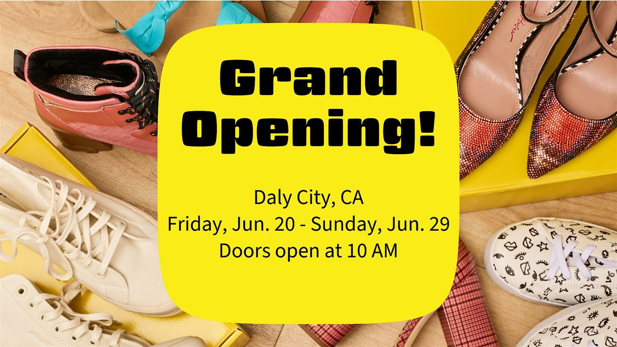MASSIVE Shoe Sale in Daly City, CA | Warehouse Sale Pop-Up Shoe Store, 20 June | Event in Daly City | AllEvents