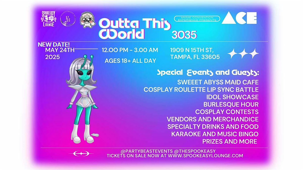 Anime Convention Experience: Outta This World, 24 May | Event in Tampa | AllEvents