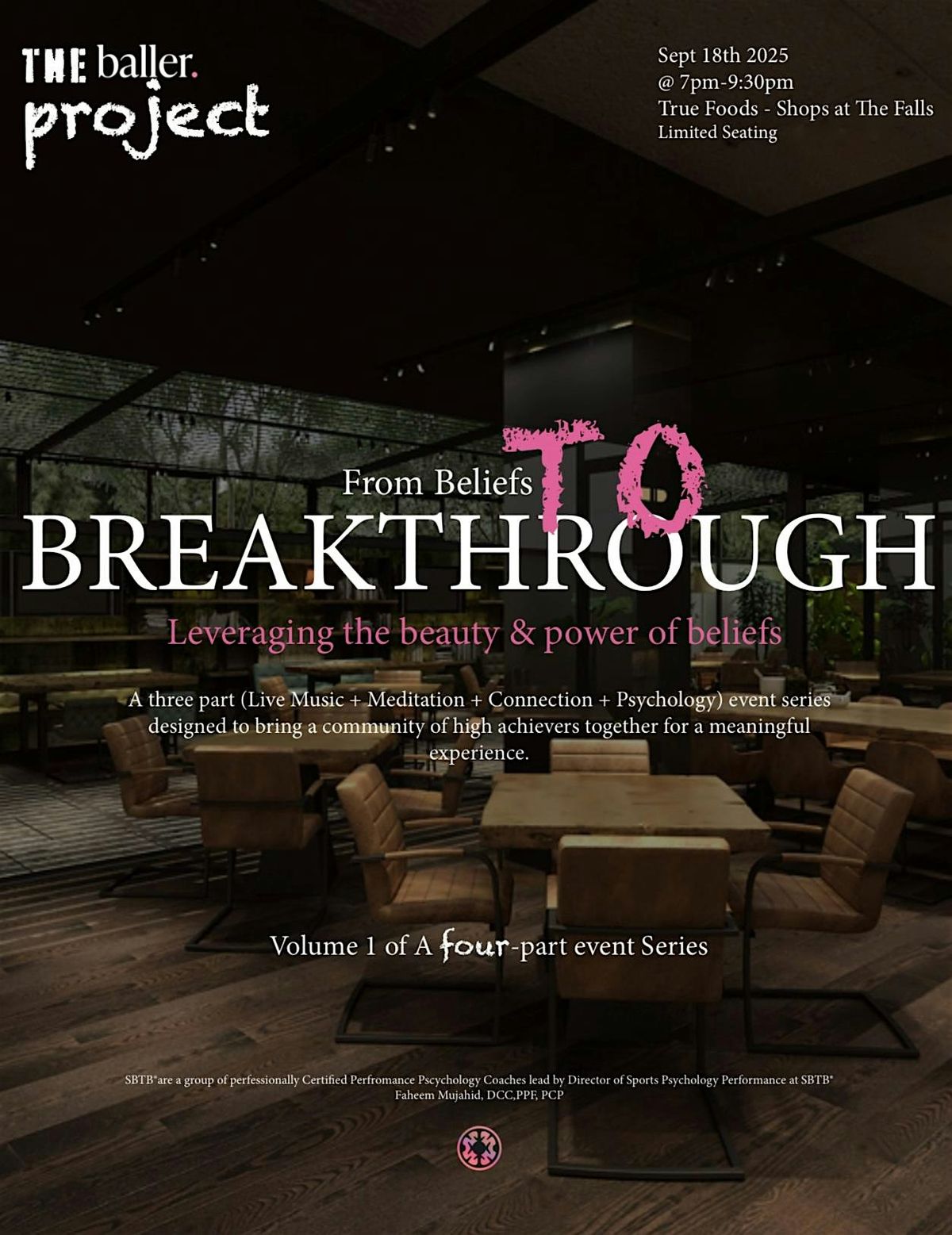 The Baller® Project Presents: From Beliefs to Breakthrough, 18 September | Event in Miami | AllEvents