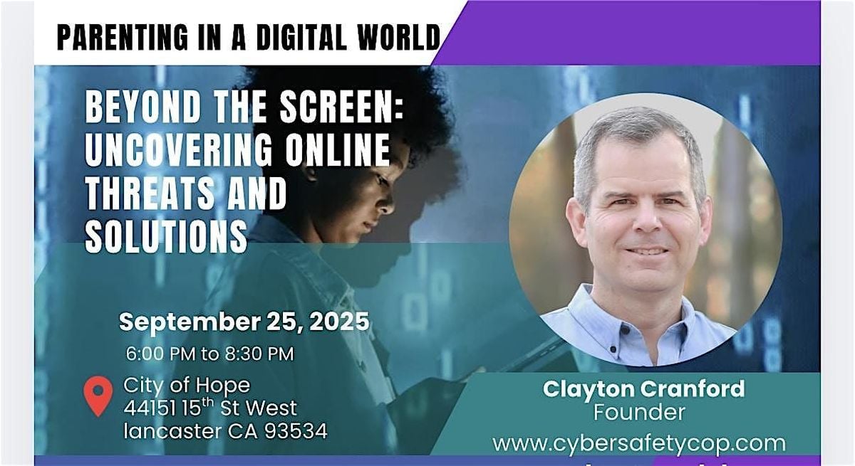 Beyond The Screen: Uncovering Online Threats and Solutions, 25 September | Event in Lancaster | AllEvents