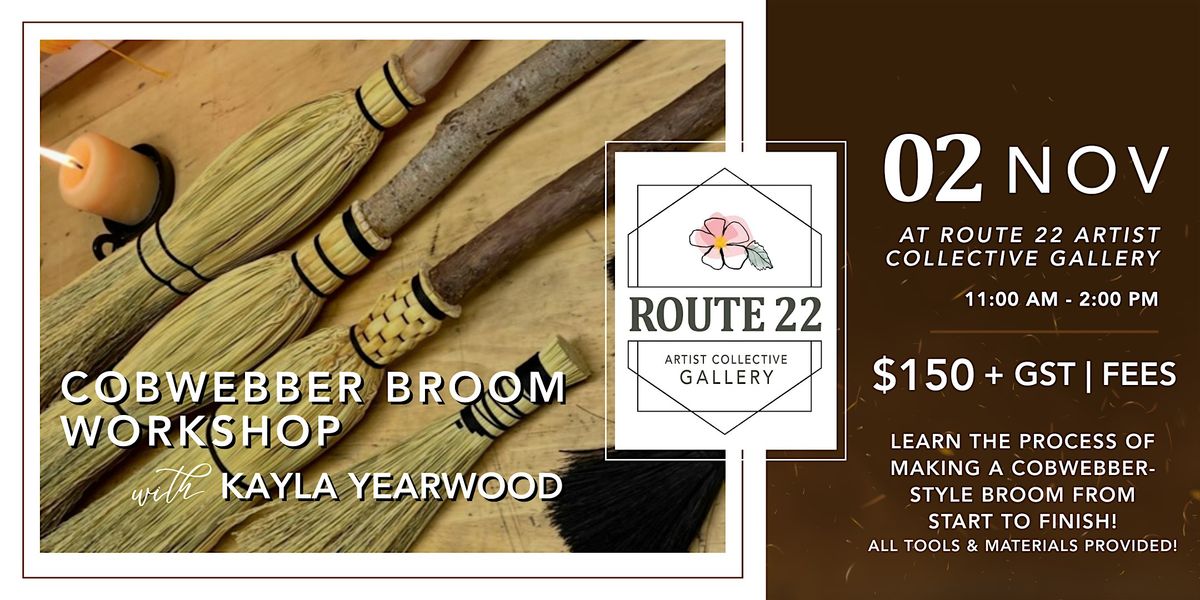 Cobwebber Broom Workshop!, 2 November | Event in Cochrane | AllEvents