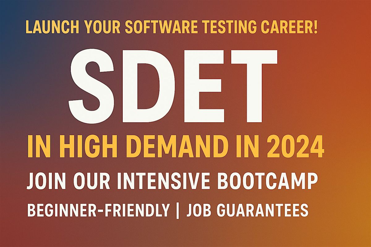 SDET Career Bootcamp – Become a High-Paying Automation Engineer | Event in Herndon | AllEvents