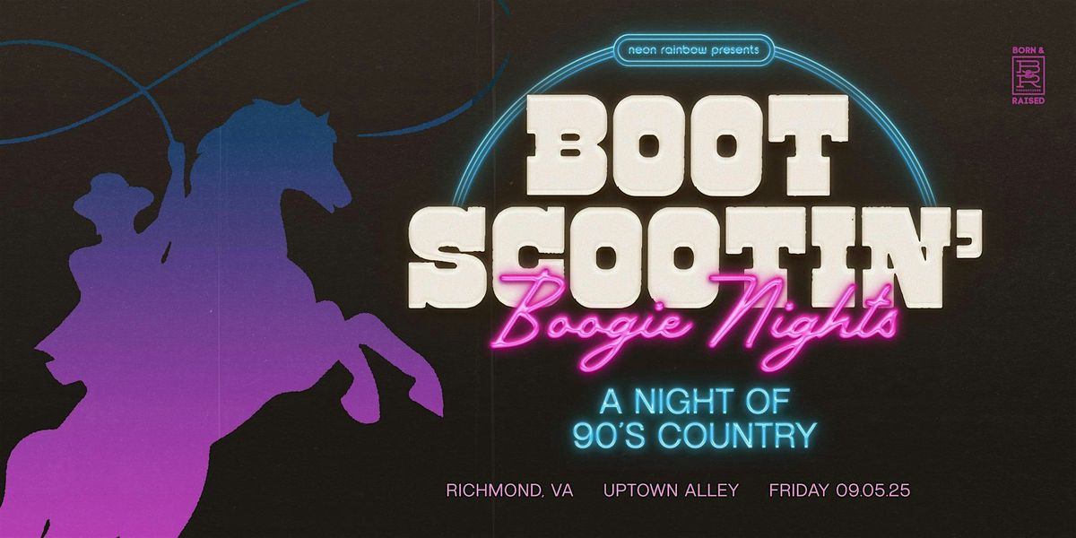 Boot Scootin' Boogie Nights: A Night of 90's Country at Uptown Alley, 5 September | Event in Midlothian | AllEvents