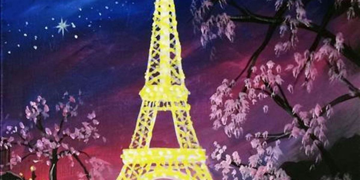 Paris Evening Full Moon - Paint and Sip by Classpop!™, 18 July | Event in San Antonio | AllEvents