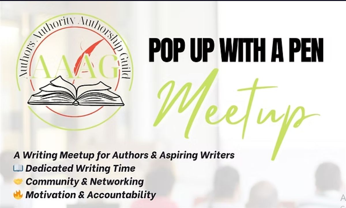 Pop Up with a Pen Meetup (In-Person), 31 May | Event in Omaha | AllEvents