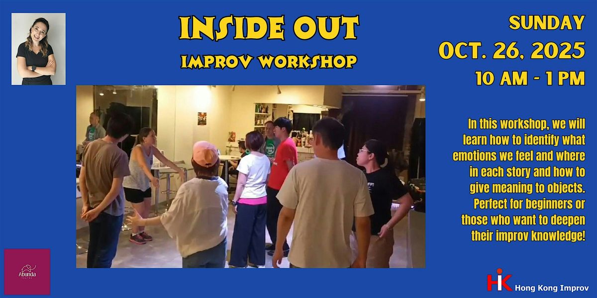 Inside Out Improv Workshop, 26 October | Event in Kennedy Town | AllEvents