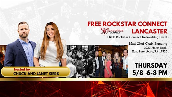 Free Rockstar Connect Lancaster Networking Event (May, Lancaster, PA), 8 May | Event in East Petersburg | AllEvents
