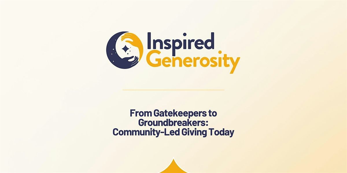 From Gatekeepers to Groundbreakers: Community-Led Giving Today, 10 September | Event in Chicago | AllEvents