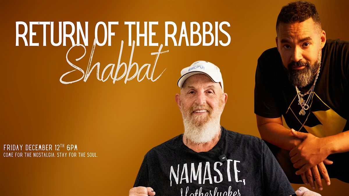 Return Of The Rabbis Shabbat, 12 December | Event in Los Angeles | AllEvents