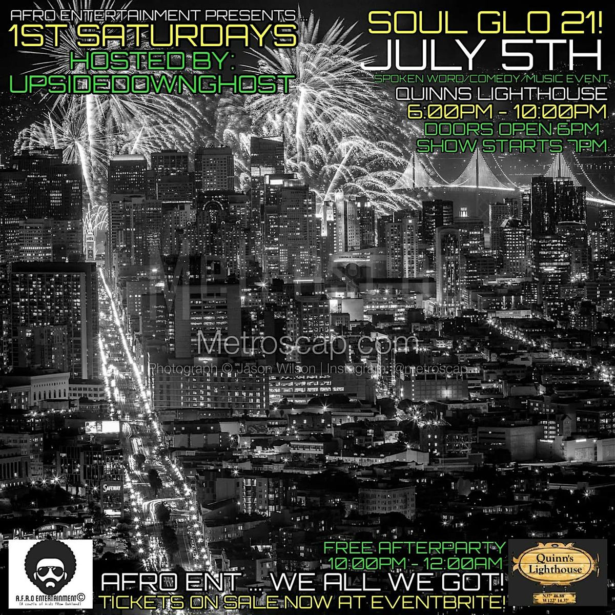 SOUL GLO 21!  - 1ST SATURDAYS AT QUINN'S LIGHTHOUSE!, 5 July | Event in Oakland | AllEvents