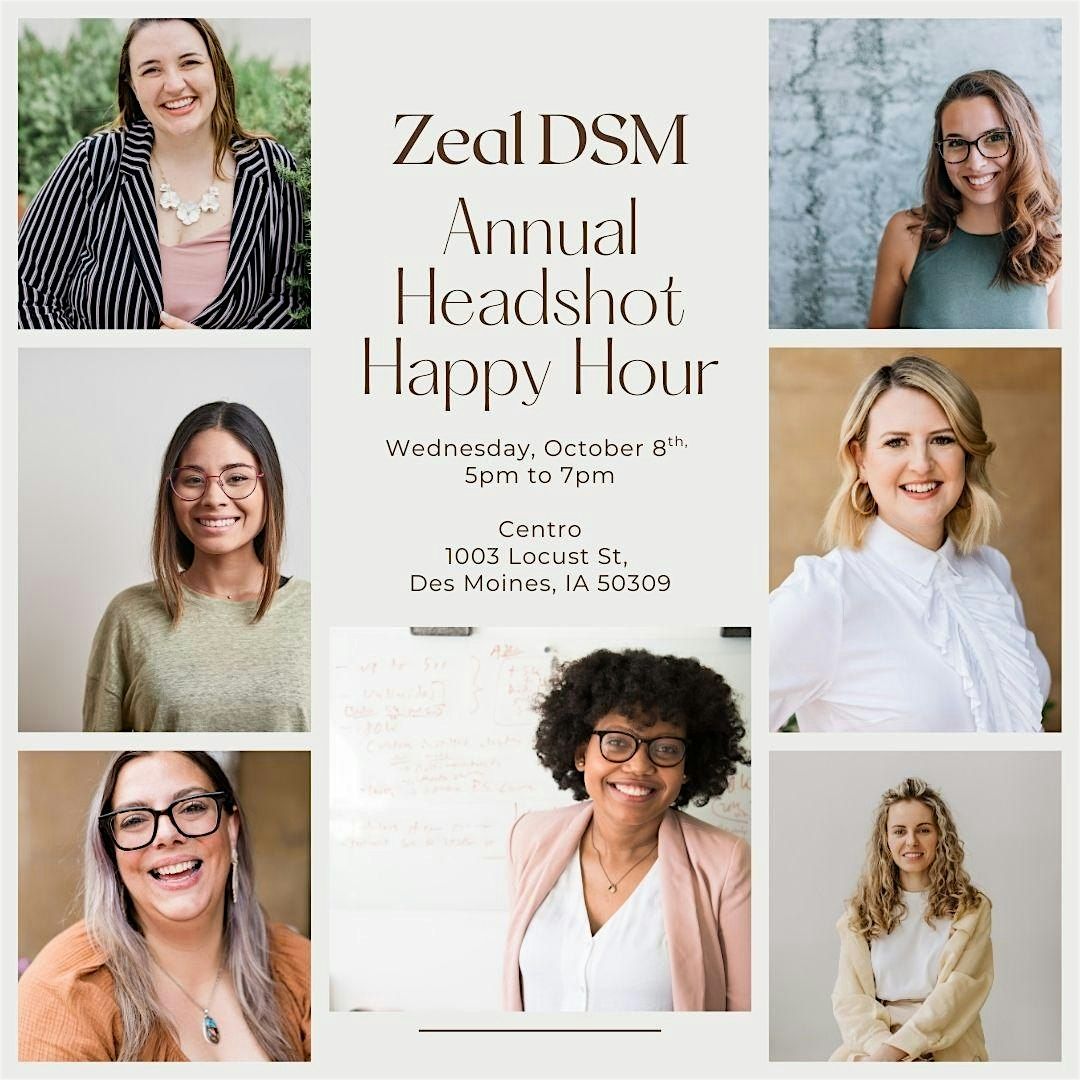 Headshot Happy Hour, 8 October | Event in Des Moines | AllEvents