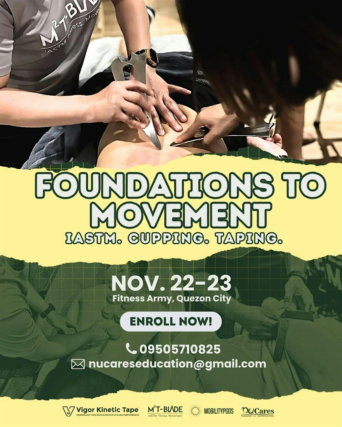 Foundations To Movement: IASTM. CUPPING. TAPING., 22 November | Event in Quezon City | AllEvents