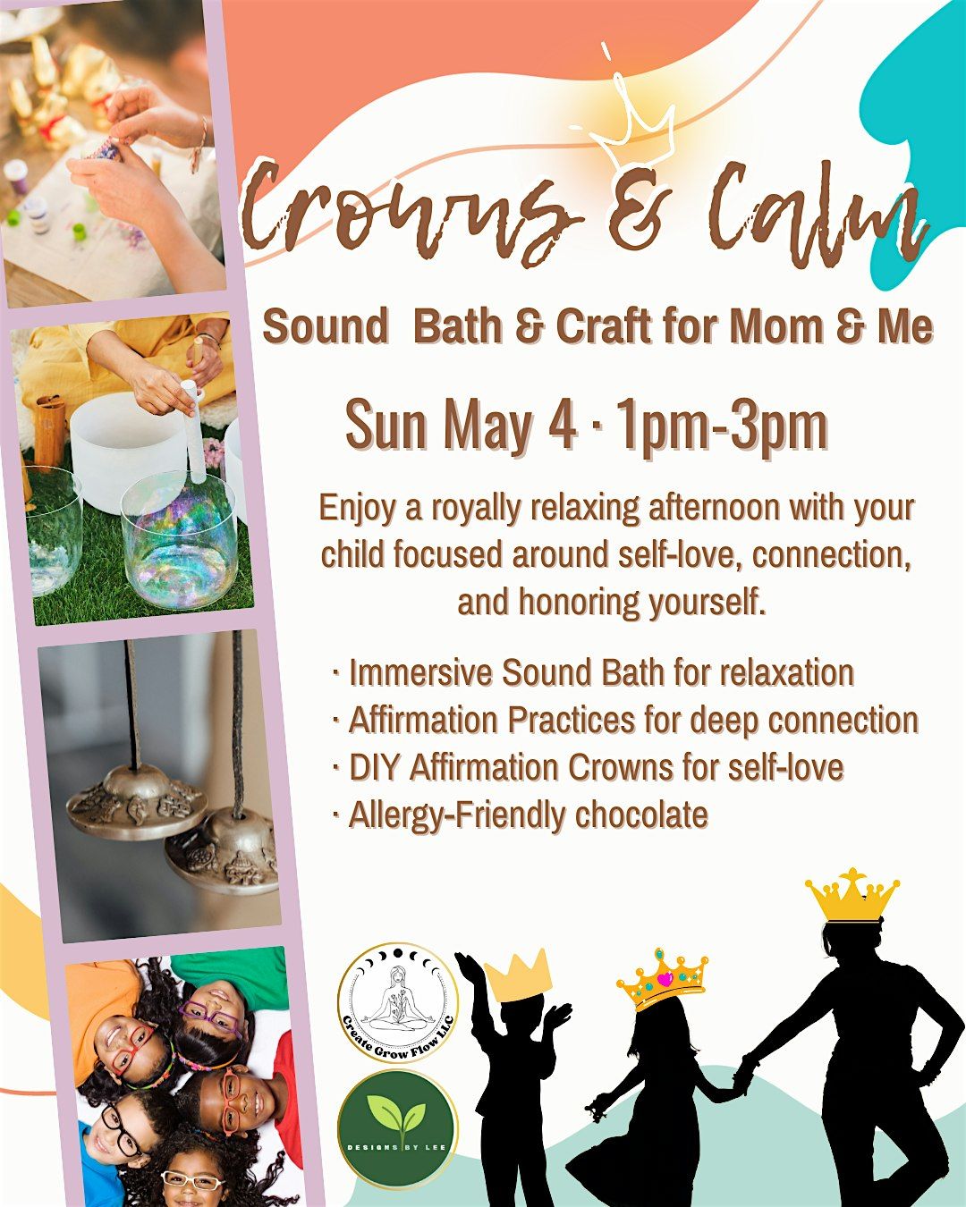 Crowns & Calm: A Mom & Me Mindfulness Event, 4 May | Event in Stamford | AllEvents