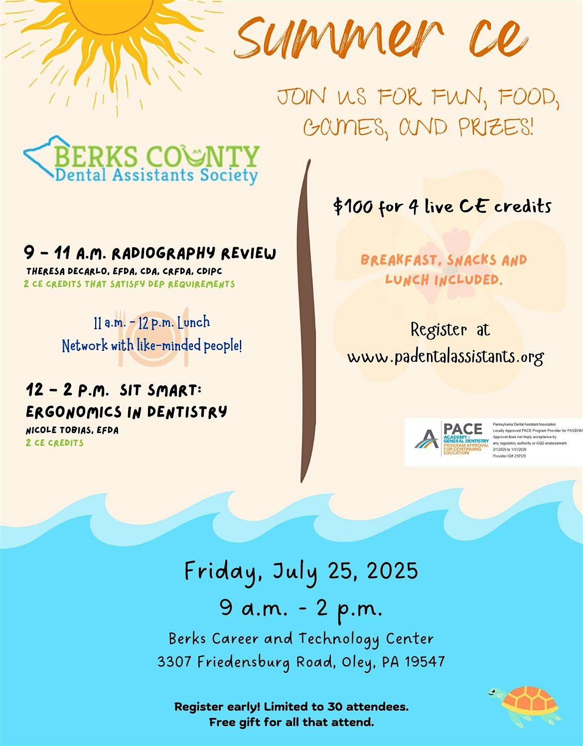 PDAA Summer Educational Seminar, 25 July | Event in Oley | AllEvents
