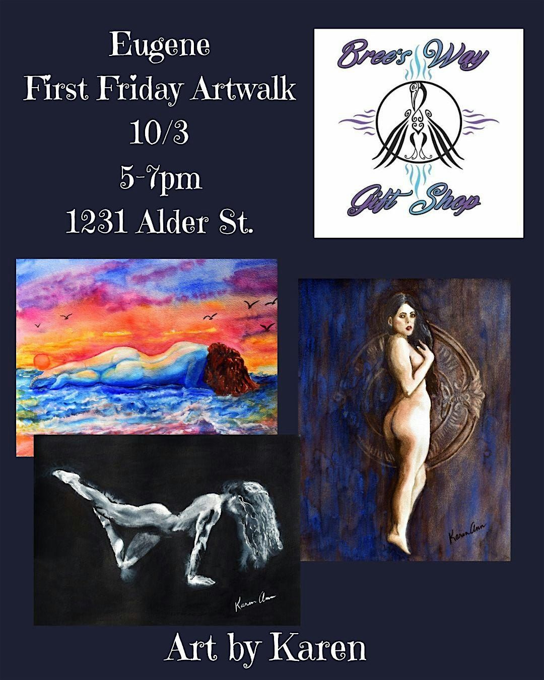 First Friday Artwalk & Opening w/ Karen Ann, 3 October | Event in Eugene | AllEvents
