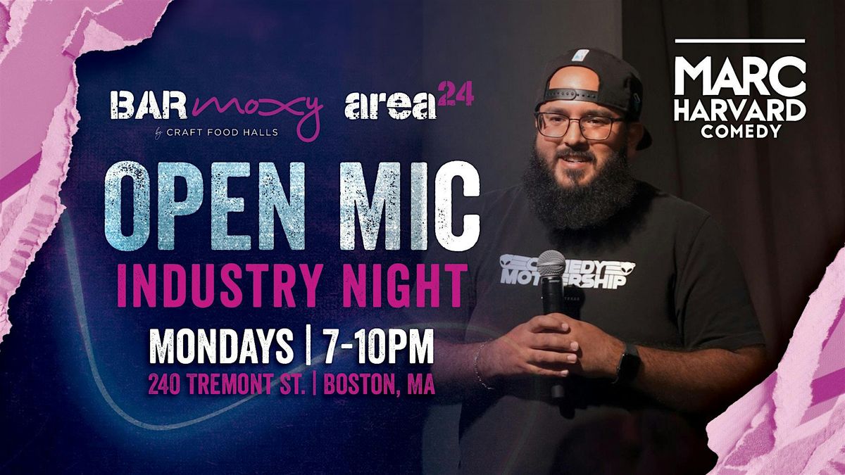 Open Mic Industry Night @ Bar Moxy | Event in Boston | AllEvents