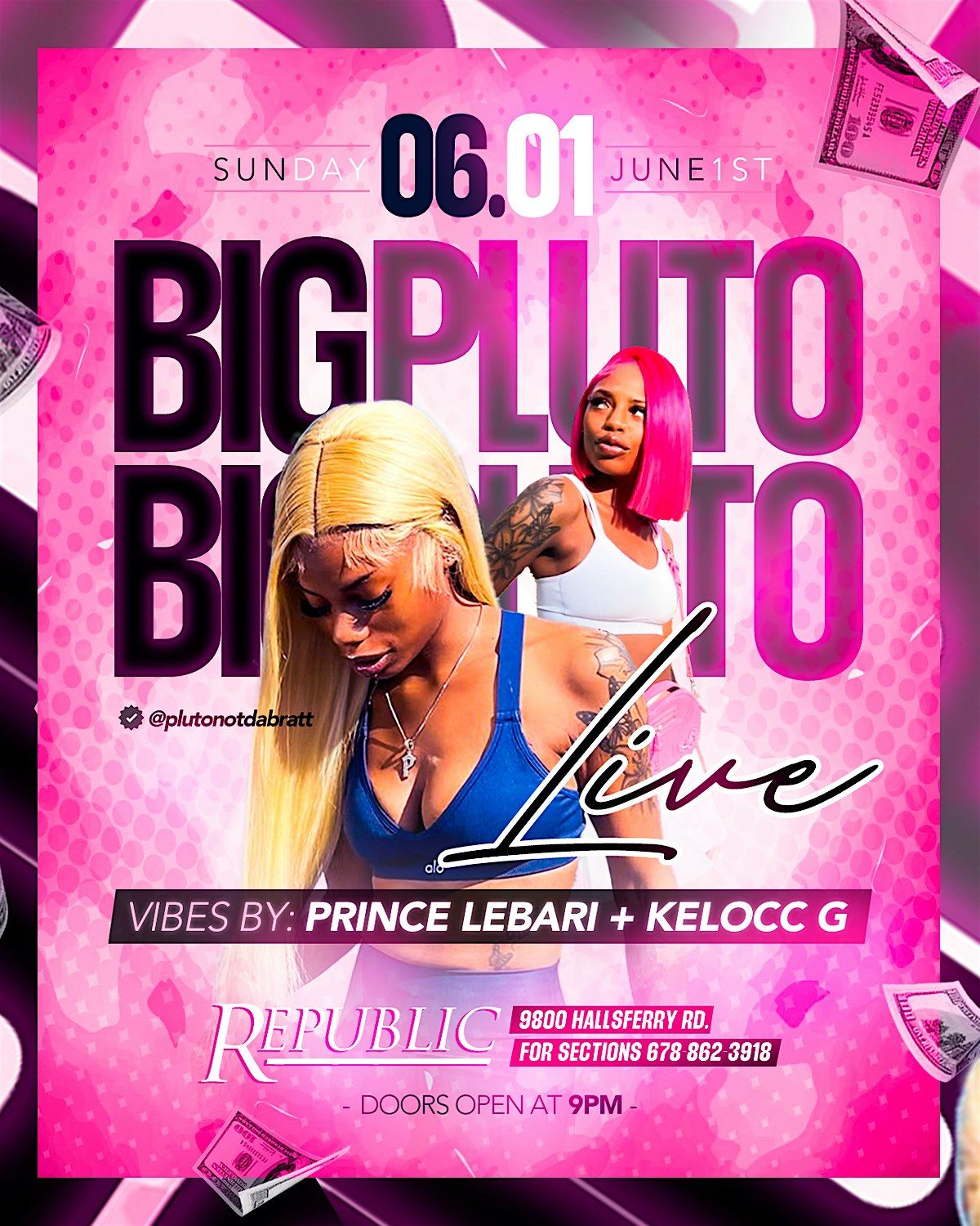 BIG PLUTO LIVE AT REPUBLIC, 1 June | Event in St. Louis | AllEvents