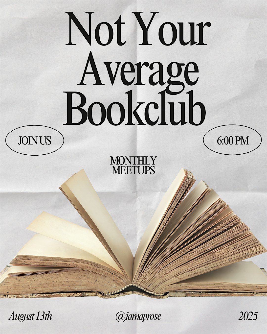 Not Your Average Book Club, 13 August | Event in Houston | AllEvents